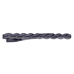 Twisted Hemetite Tie Bar