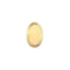 Oval Tie Tack with Lined Border