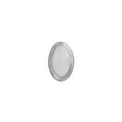 Oval Tie Tack with Lined Border