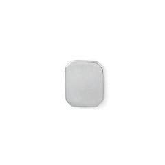 Polished Rectangular Tie Tack with Cut Corners