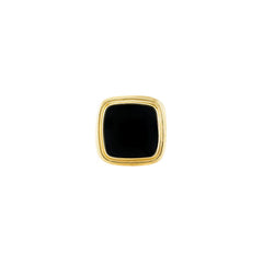 Cushion Cut Tie Tack with Black Onyx