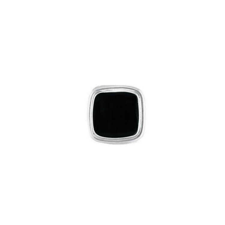 Cushion Cut Tie Tack with Black Onyx
