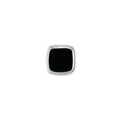 Cushion Cut Tie Tack with Black Onyx