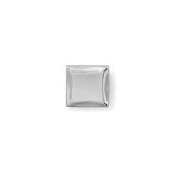 Polished Square Tie Tack with Curved Edges