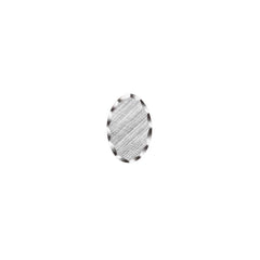 Oval Florentine Tie Tack with Scalloped Edge