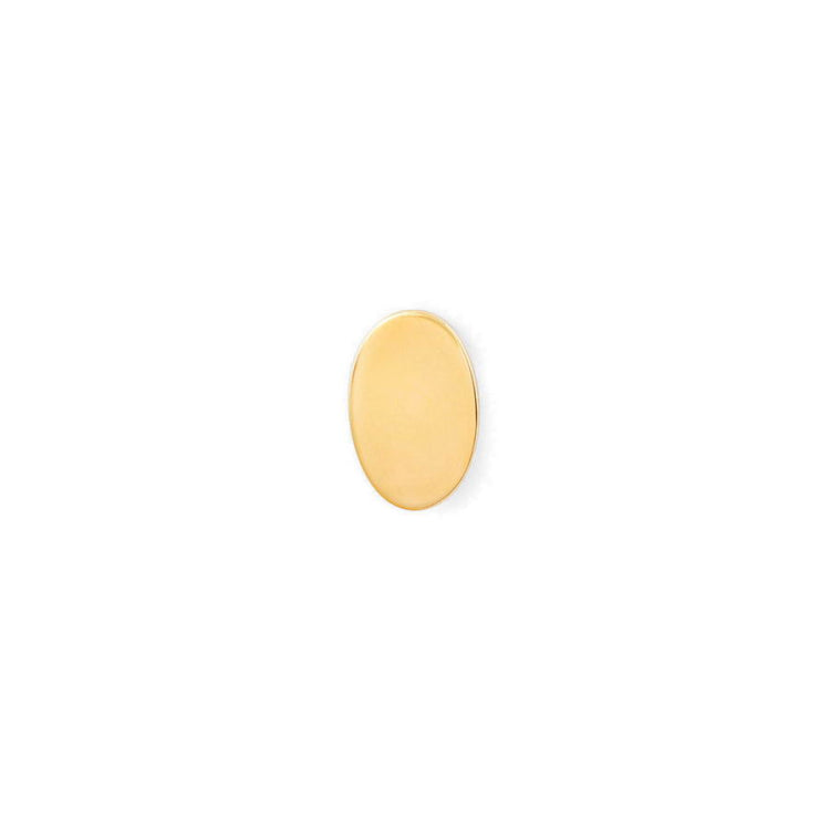 Polished Oval Tie Tack