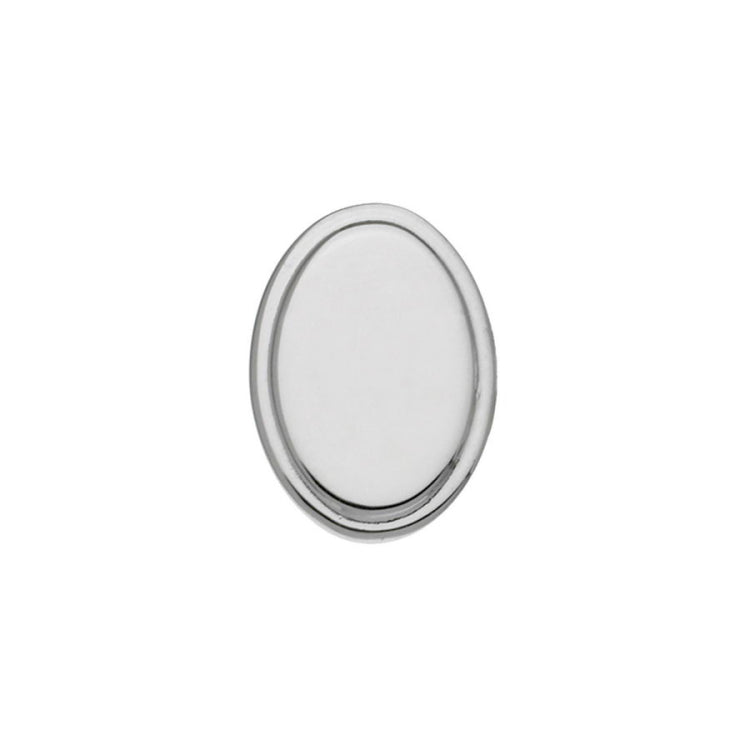 Oval Tie Tack with Single Border