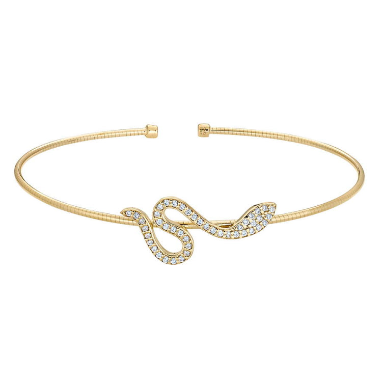 Snake Cable Cuff Bracelet