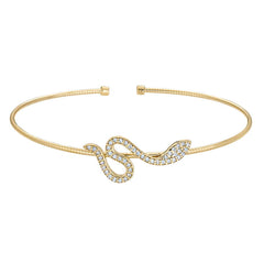 Snake Cable Cuff Bracelet