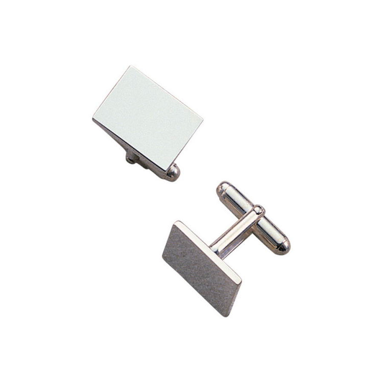 Polished Rectangle Cufflinks