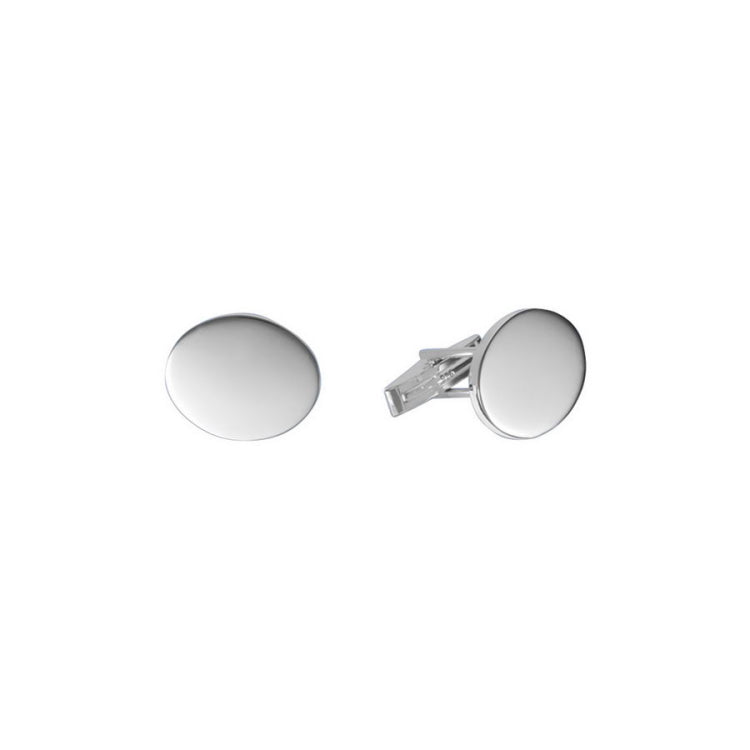 Polished Oval Cufflinks