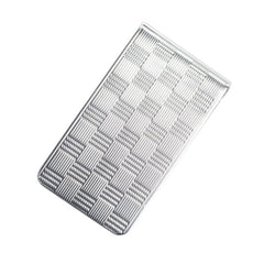 Wide Basketweave Pattern Money Clip