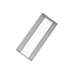 Central Polished Money Clip with Scalloped Edges