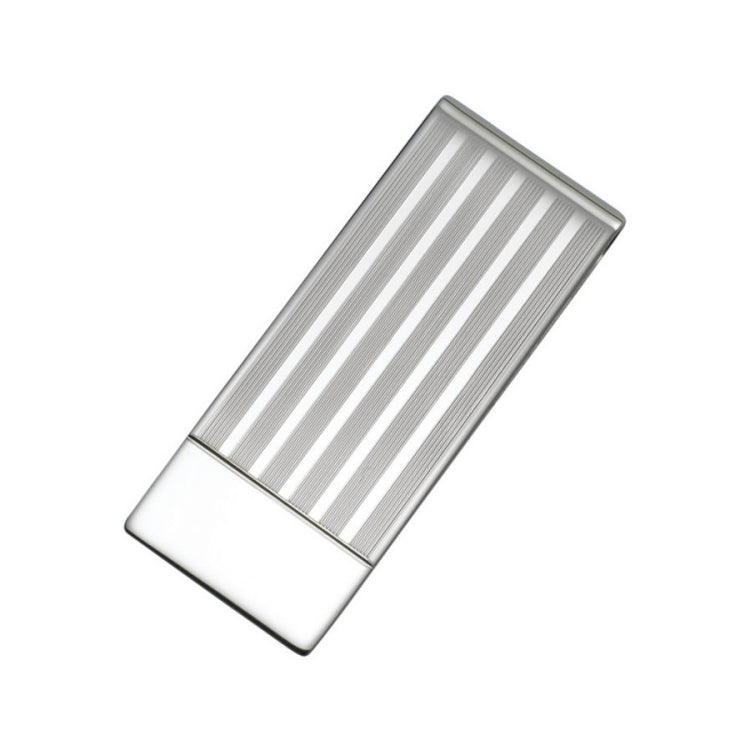 Lined Money Clip with Polished End Signet