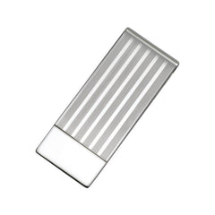 Lined Money Clip with Polished End Signet
