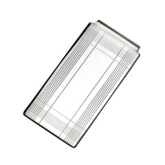 Wide Hinged Money Clip with Lined Border