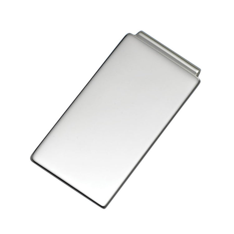 Polished Wide Hinged Money Clip