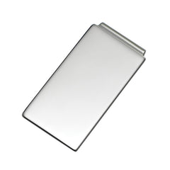 Polished Wide Hinged Money Clip