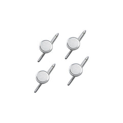 Brushed Round Stud Set with Border
