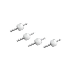 Polished Cushion Cut Stud Set