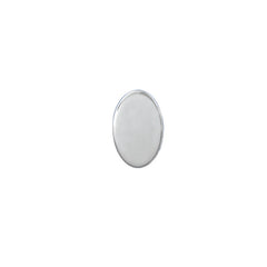 Oval Polished Tie Tack