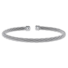 Twisted Cable Cuff Bracelet