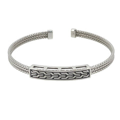 Cuff Bracelet with Central Celtic Plate