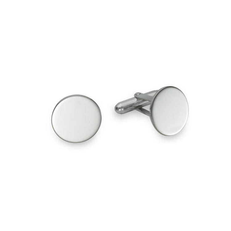 Round Polished Cufflinks