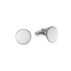 Round Polished Cufflinks