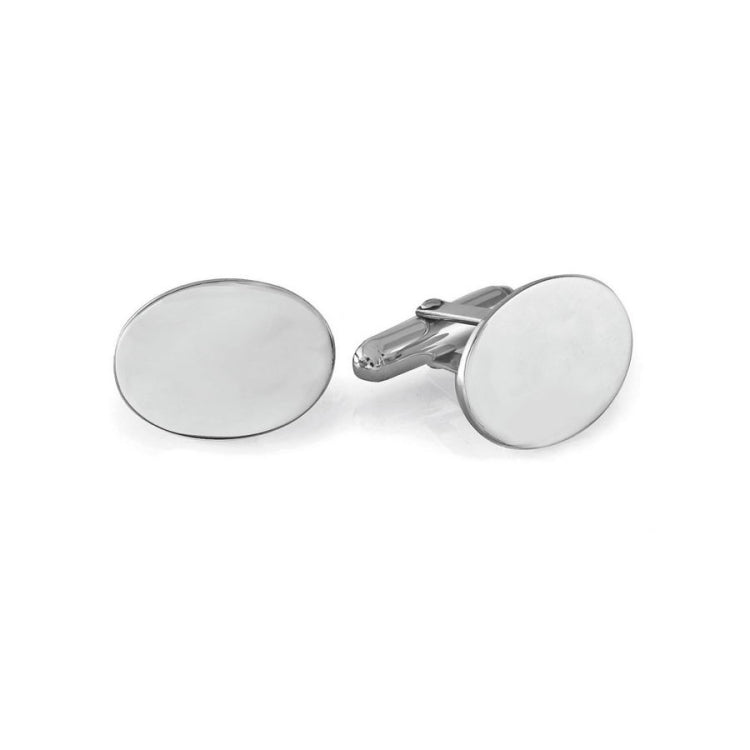 Polished Oval Cufflinks