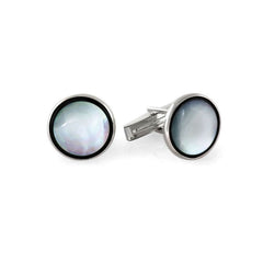 Mother of Pearl and Black Onyx Cufflinks