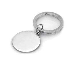 Polished Round Key Ring