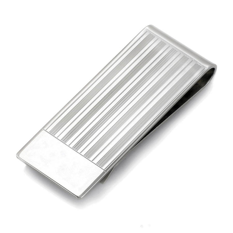 Lined Money Clip with Polished End