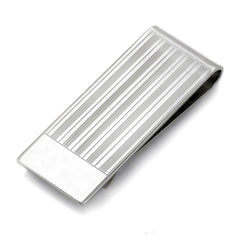 Lined Money Clip with Polished End