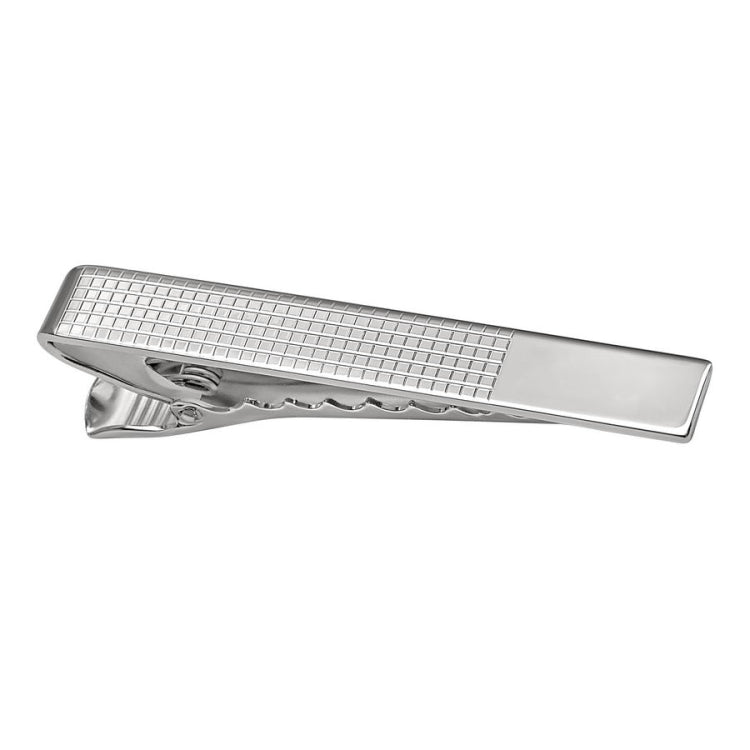 Grid Pattern Tie Bar with Polished End