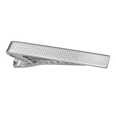 Grid Pattern Tie Bar with Polished End