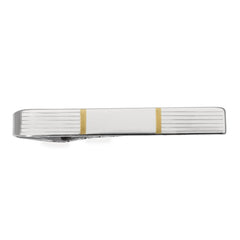 Two Tone Lined Tie Bar