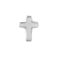Cross Polished Tie Tack