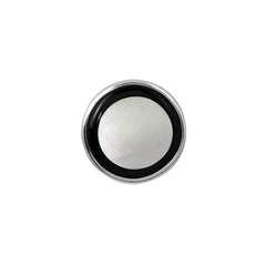 Round Black Onyx and Mother of Pearl Tie Tack