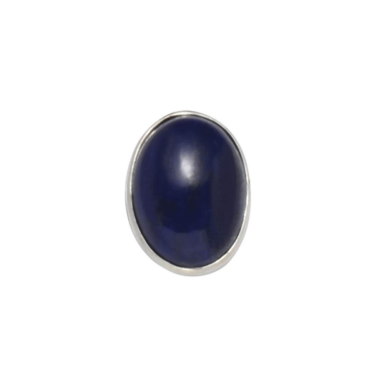 Oval Lapis Cabachon Tie Tack