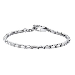 3.5mm Rounded Box Link Bracelet