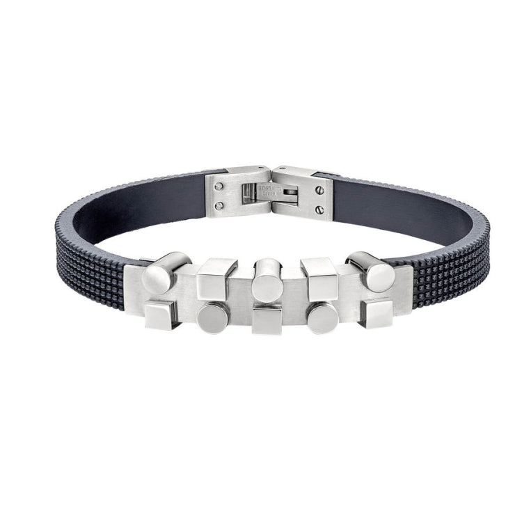 Geometric Bracelet with Rubber Band
