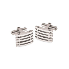 Rectangle Slatted Cufflinks