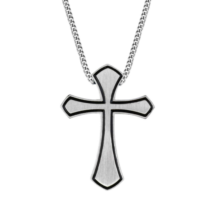 Passion Cross with Pinstripe Border