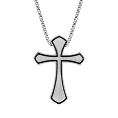 Passion Cross with Pinstripe Border
