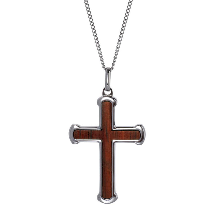 Wooden Cross with Rounded Ends