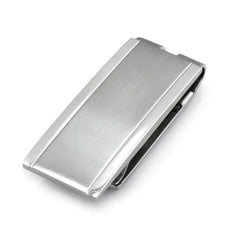 Satined Money Clip with Polished Edges