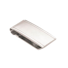 Brushed Money Clip with Lined Edge