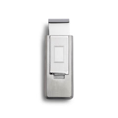 Striped Flip Money Clip with Rectangle Center