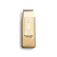 Striped Flip Money Clip with Rectangle Center
